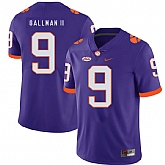 Clemson Tigers 9 Wayne Gallman II Purple Nike College Football Jersey Dzhi,baseball caps,new era cap wholesale,wholesale hats